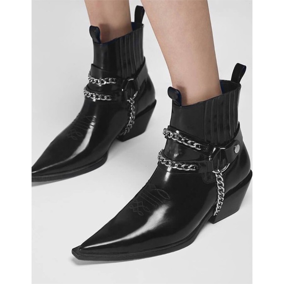 ❌[SOLD]❌Anine Bing Harris Boots || Black - Picture 3 of 8